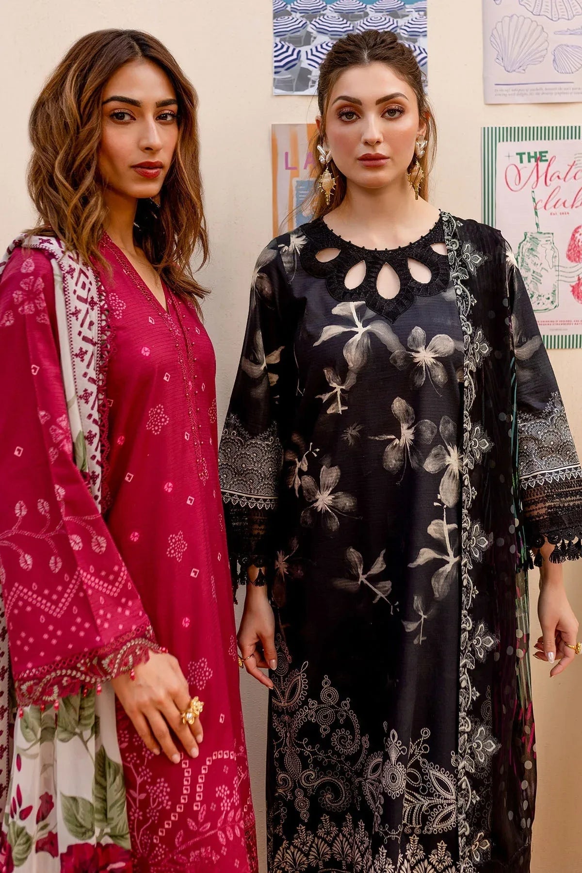 Nureh | Gardenia Lawn 25 |NSG-185 - Rang-e-Khaas