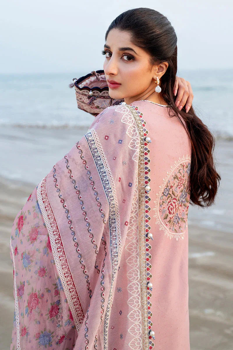 Jazmin | Shahkaar Luxury Lawn 25 | SL25-D2 - Rang-e-Khaas