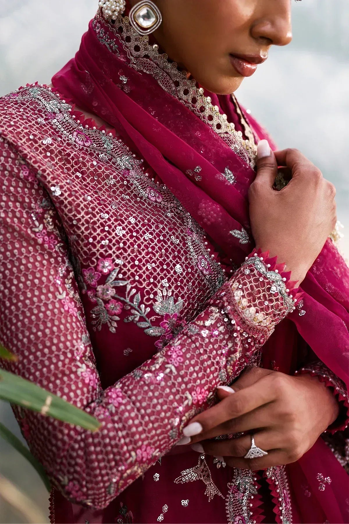Afrozeh | La Fuchsia 25 | Rowan - Rang-e-Khaas