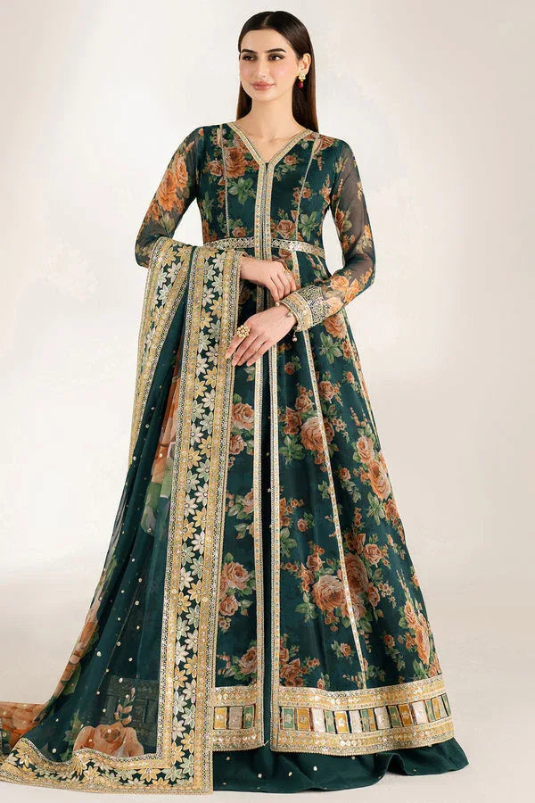 Farasha | Fiorella Formals | Teal Passion - Rang-e-Khaas