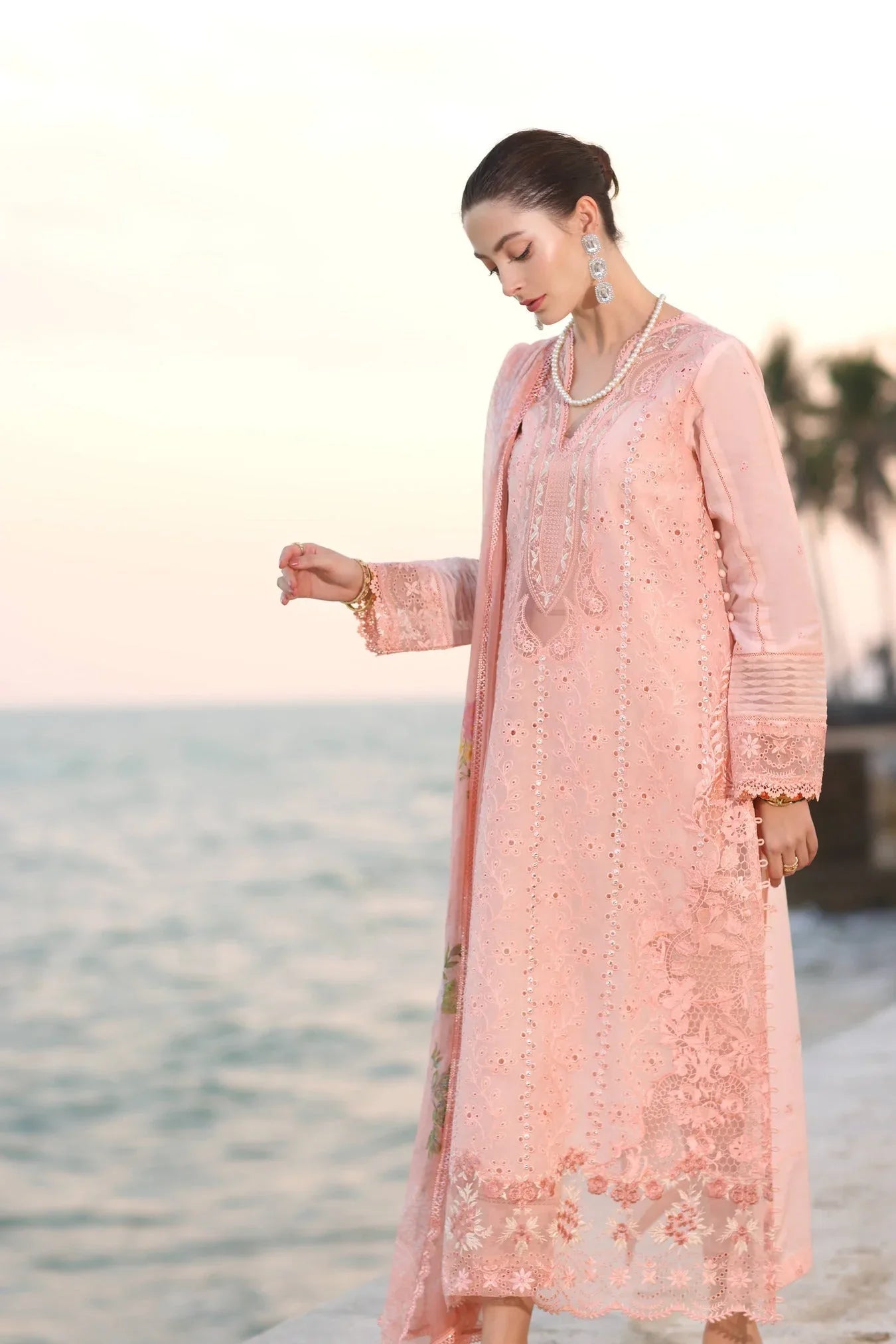 Noor by Saadia Asad | Eid Luxury Laserkari 25 | D3-B - Rang-e-Khaas
