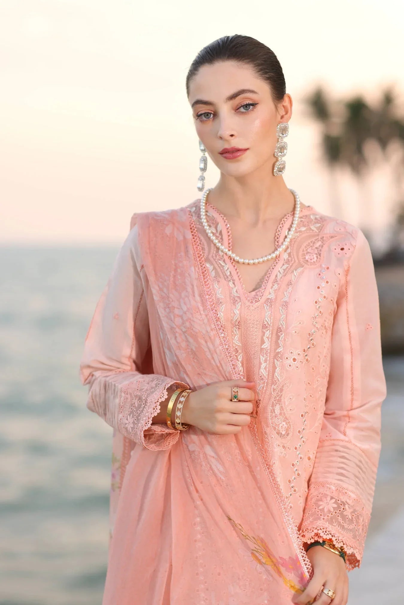 Noor by Saadia Asad | Eid Luxury Laserkari 25 | D3-B - Rang-e-Khaas