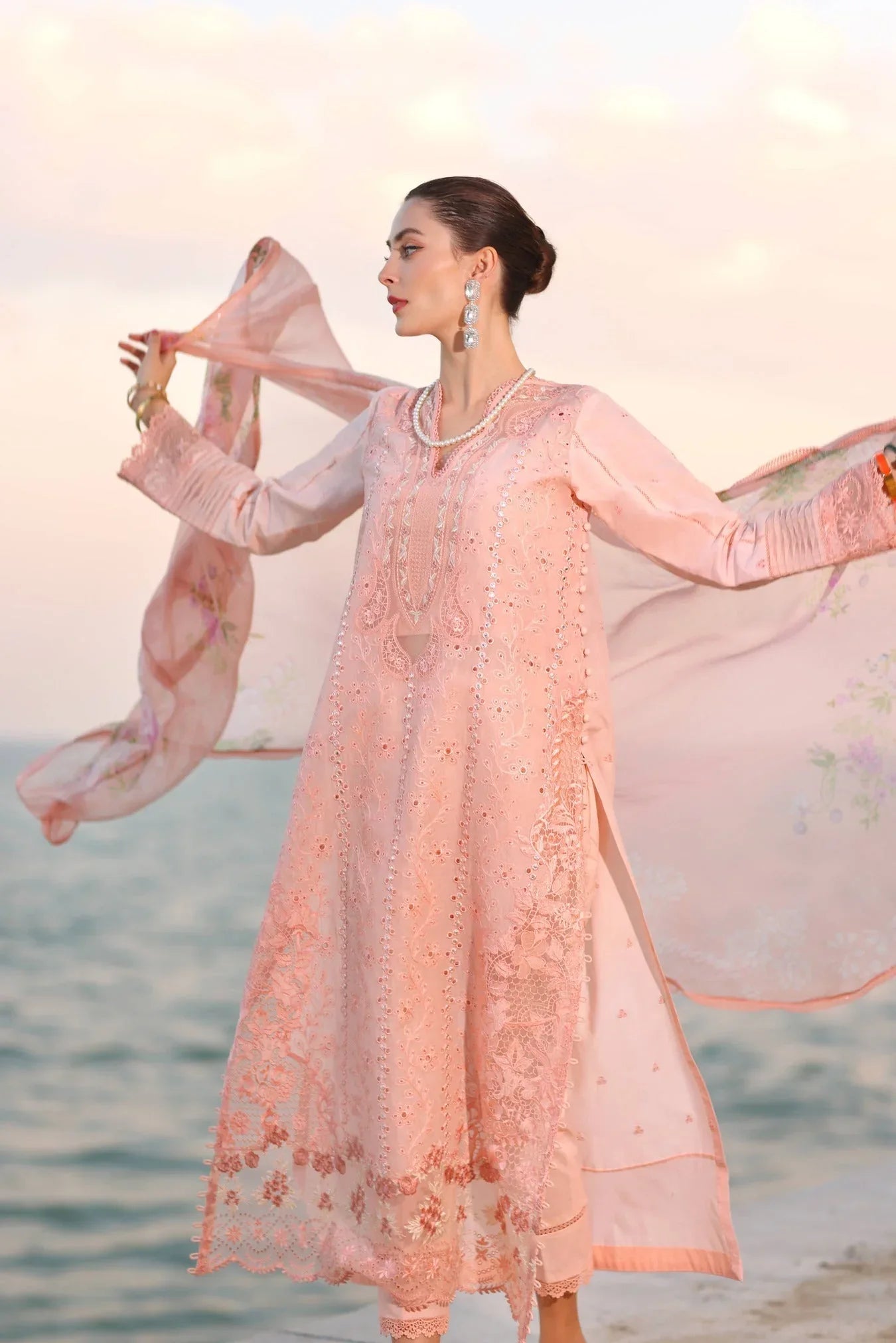 Noor by Saadia Asad | Eid Luxury Laserkari 25 | D3-B - Rang-e-Khaas
