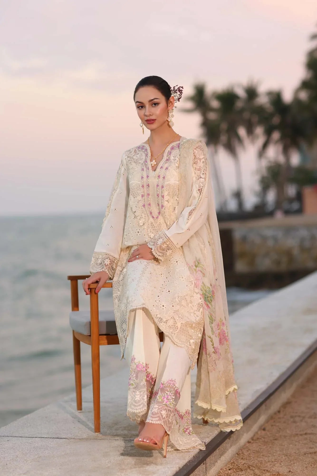 Noor by Saadia Asad | Eid Luxury Laserkari 25 | D3-A - Rang-e-Khaas
