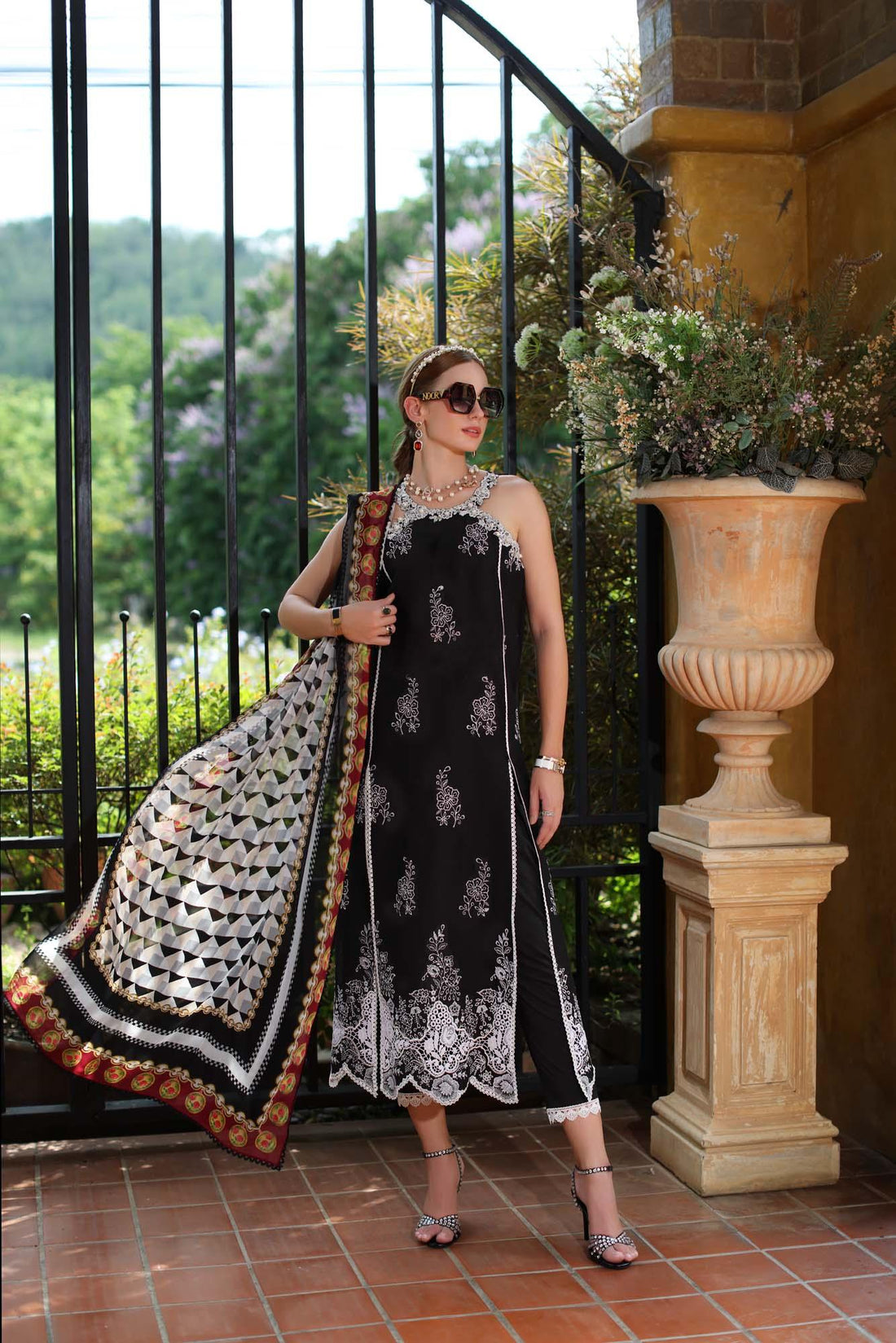 Noor by Saadia Asad | Eid Luxe Printkari 24 | D6 - Rang-e-Khaas