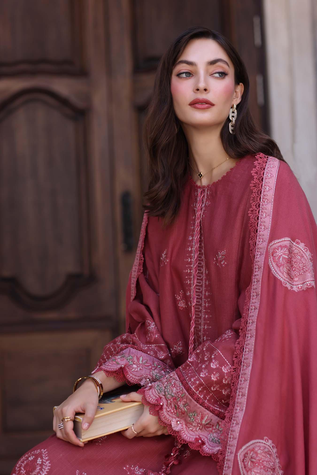 Noor by Saadia Asad | Winter Pashmina 25 | Sienna - Rang-e-Khaas