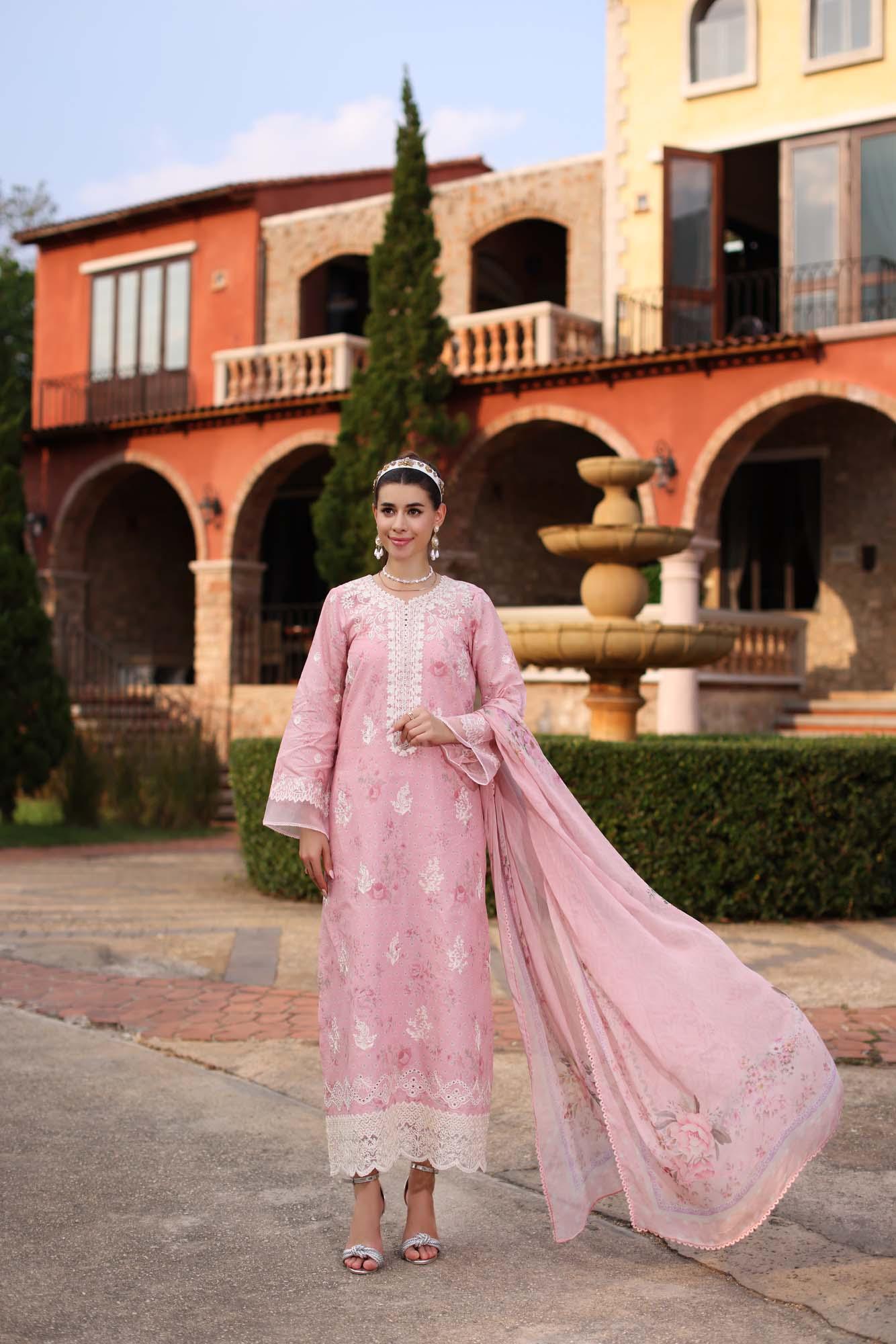 Noor by Saadia Asad | Eid Luxe Printkari 24 | D7 - Rang-e-Khaas