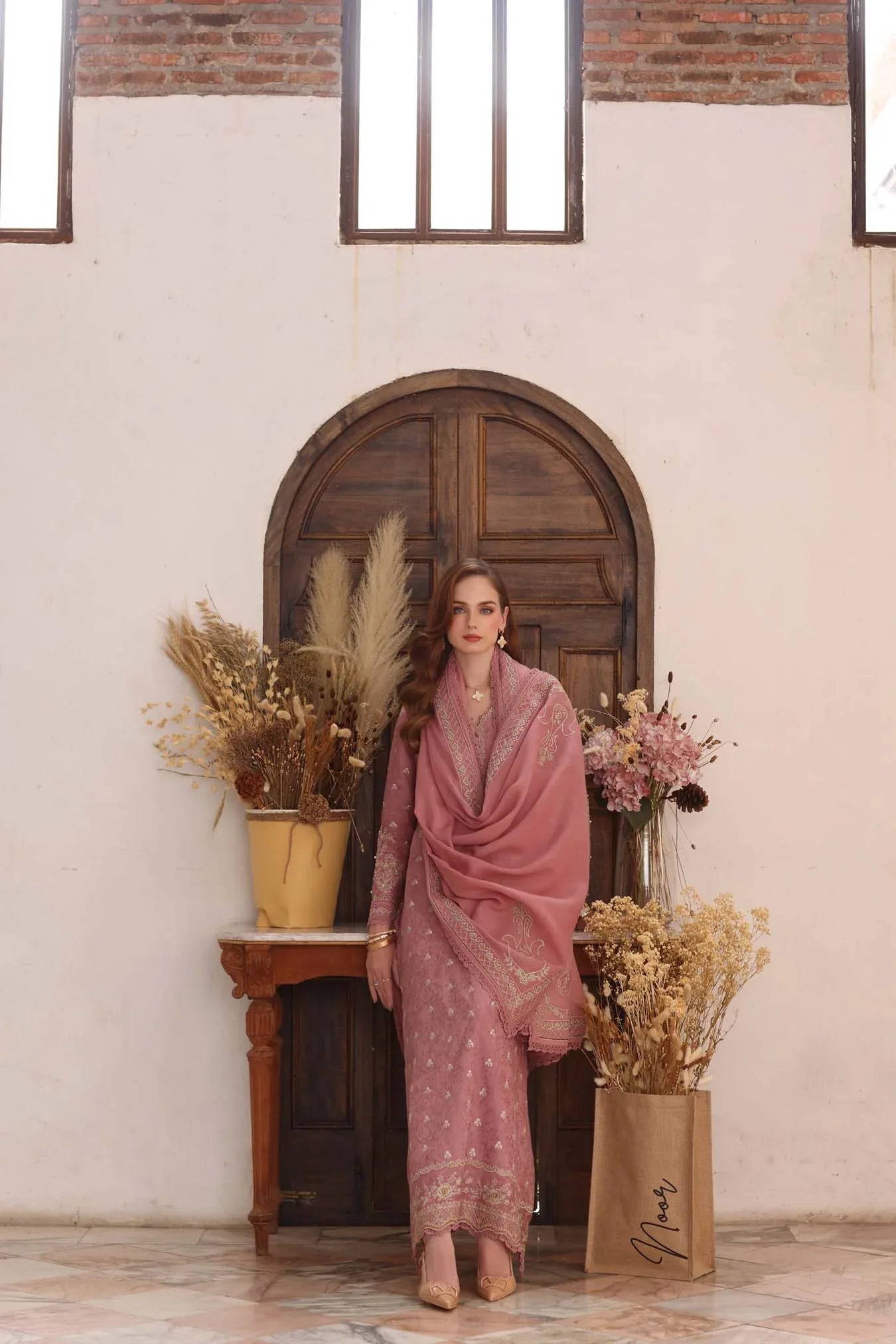 Noor by Saadia Asad | Winter Pashmina 25 | Aveline - Rang-e-Khaas