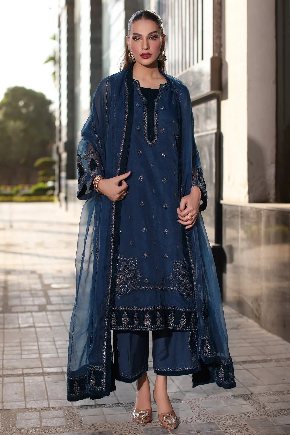 Charizma | Festive Pret | CMA-4-092 - Rang-e-Khaas