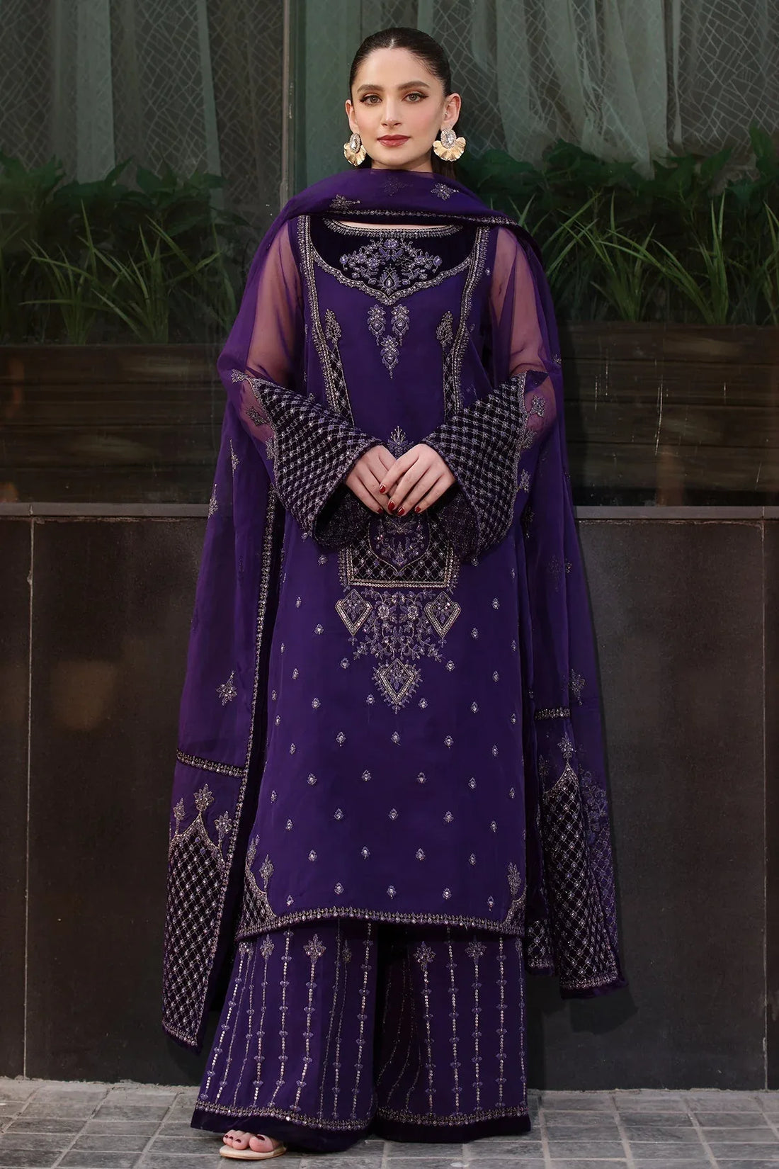 Charizma | Festive Pret | CMA-4-086 - Rang-e-Khaas
