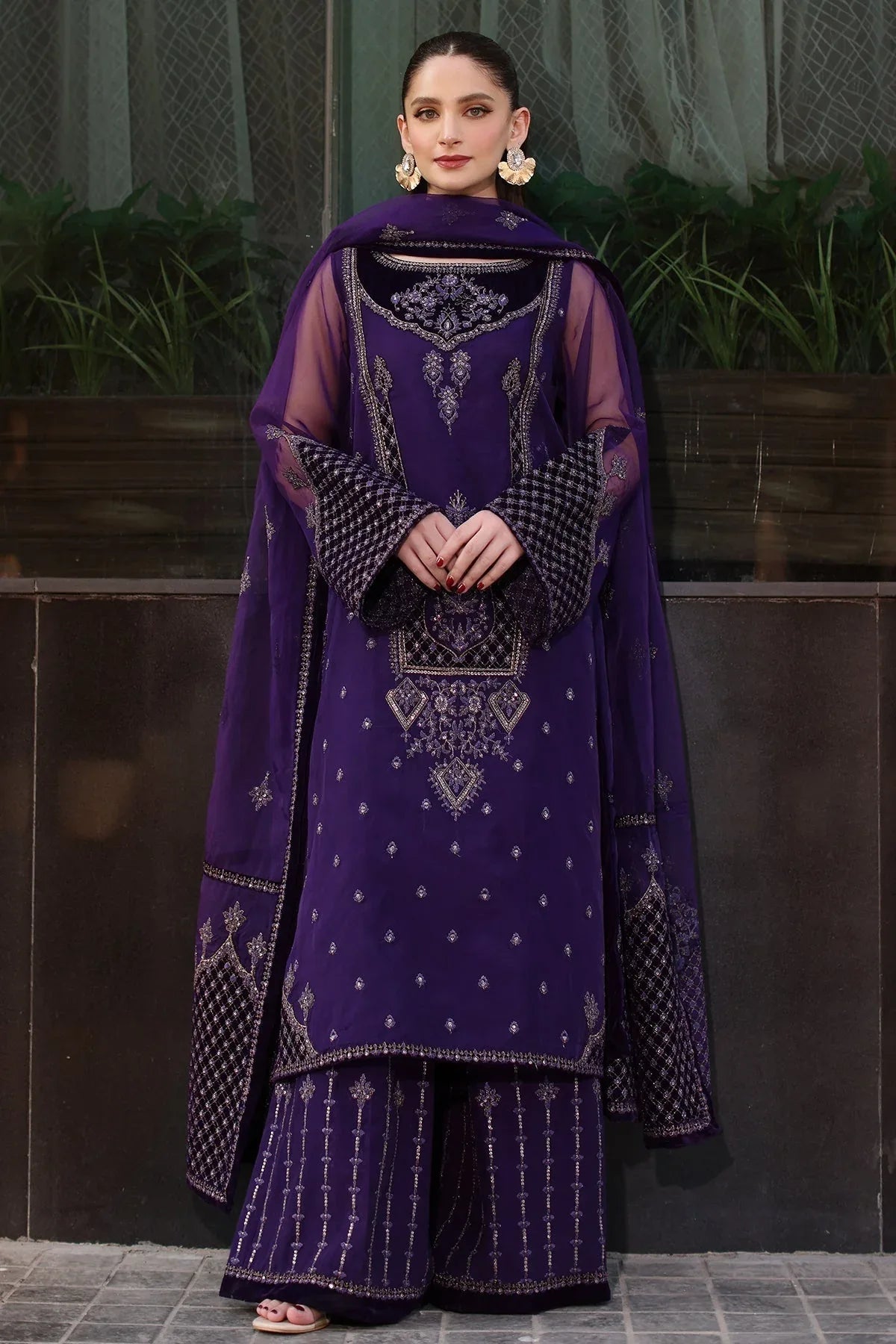 Charizma | Festive Pret | CMA-4-086 - Rang-e-Khaas