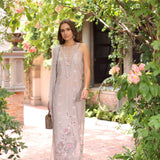 Noor by Saadia Asad | Eid Luxury Schiffli Laserkari 25 | D11- Mink
