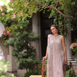 Noor by Saadia Asad | Eid Luxury Schiffli Laserkari 25 | D11- Mink