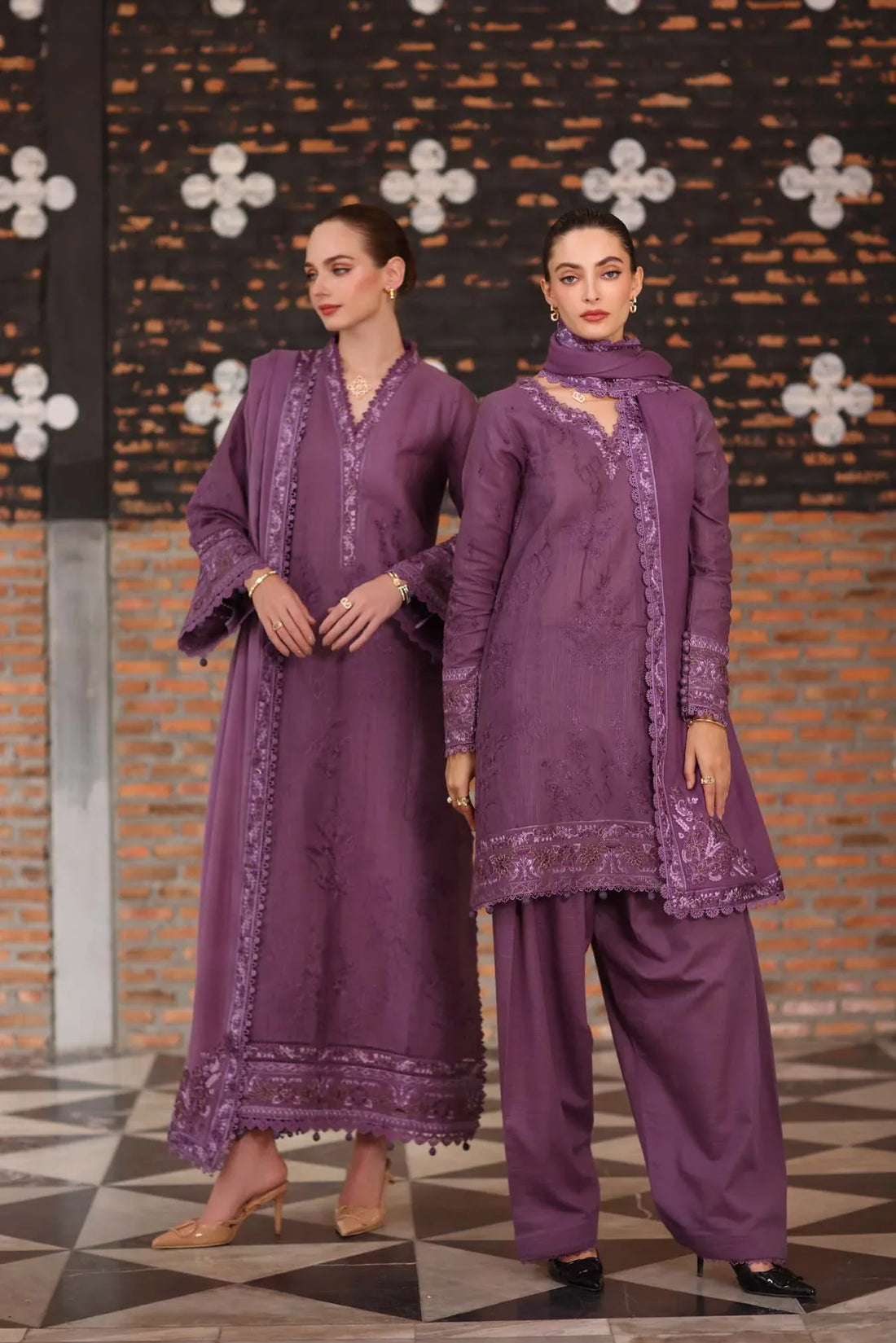 Noor by Saadia Asad | Winter Pashmina 25 | Serenity - Rang-e-Khaas