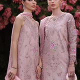 Noor by Saadia Asad | Eid Luxury Schiffli Laserkari 25 | D8- Pink