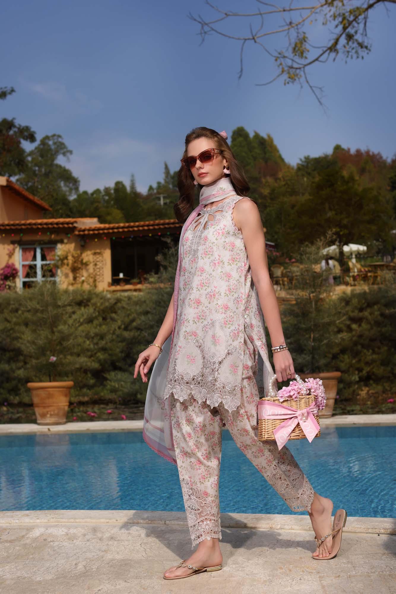 Noor by Saadia Asad | Luxe Chikankari 25 | D7-A - Rang-e-Khaas