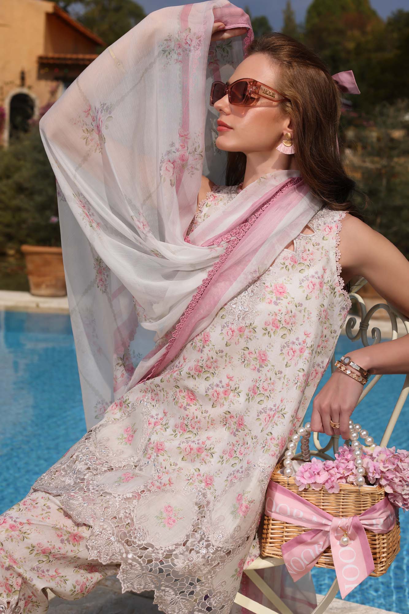 Noor by Saadia Asad | Luxe Chikankari 25 | D7-A - Rang-e-Khaas