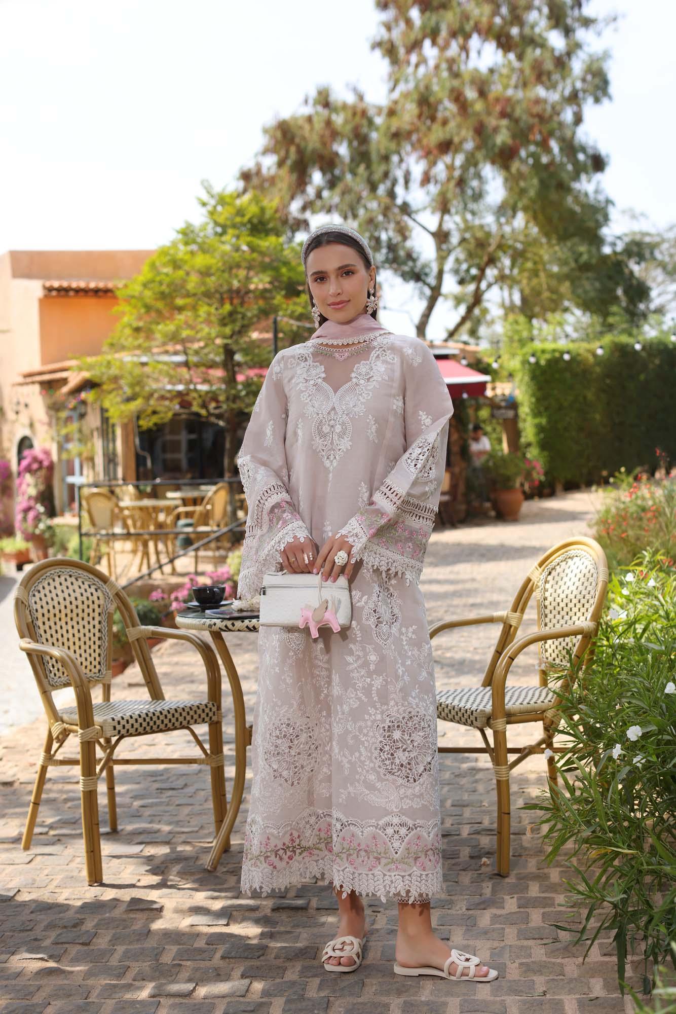 Noor by Saadia Asad | Luxe Chikankari 25 | D4-A - Rang-e-Khaas