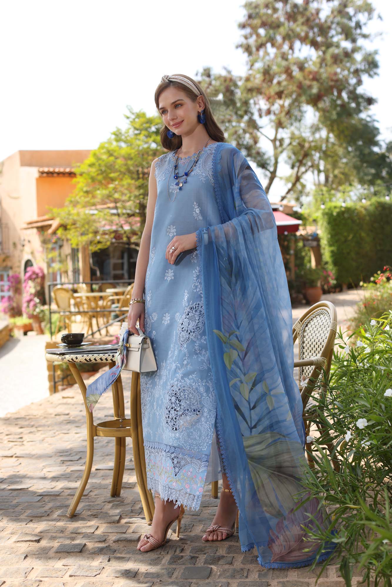 Noor by Saadia Asad | Luxe Chikankari 25 | D4-B