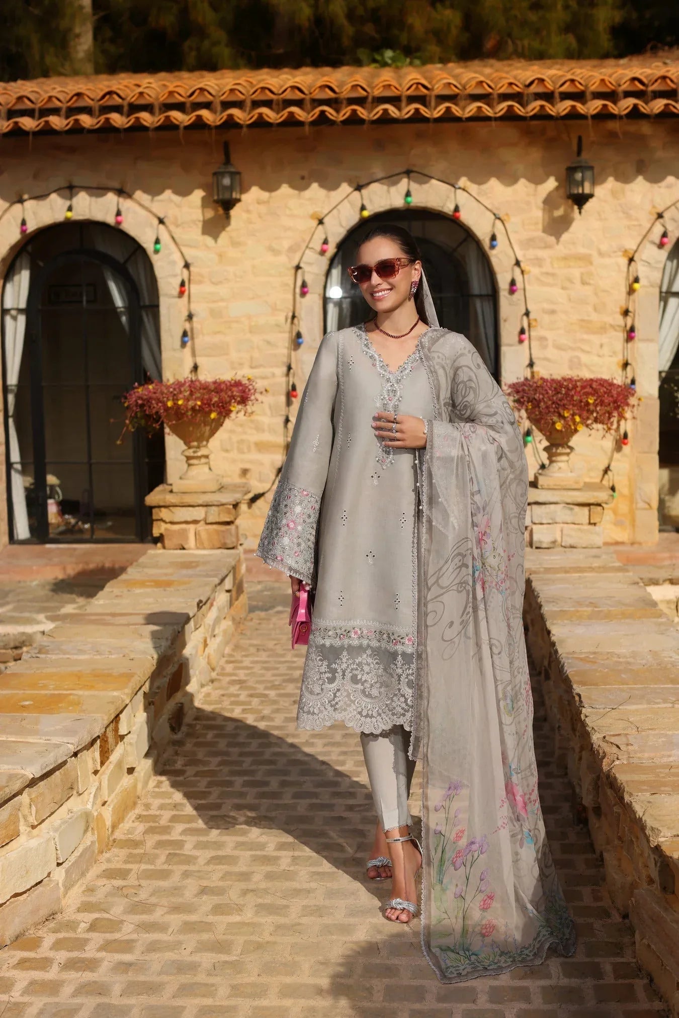 Noor by Saadia Asad | Luxe Chikankari 25 | D1-B - Rang-e-Khaas