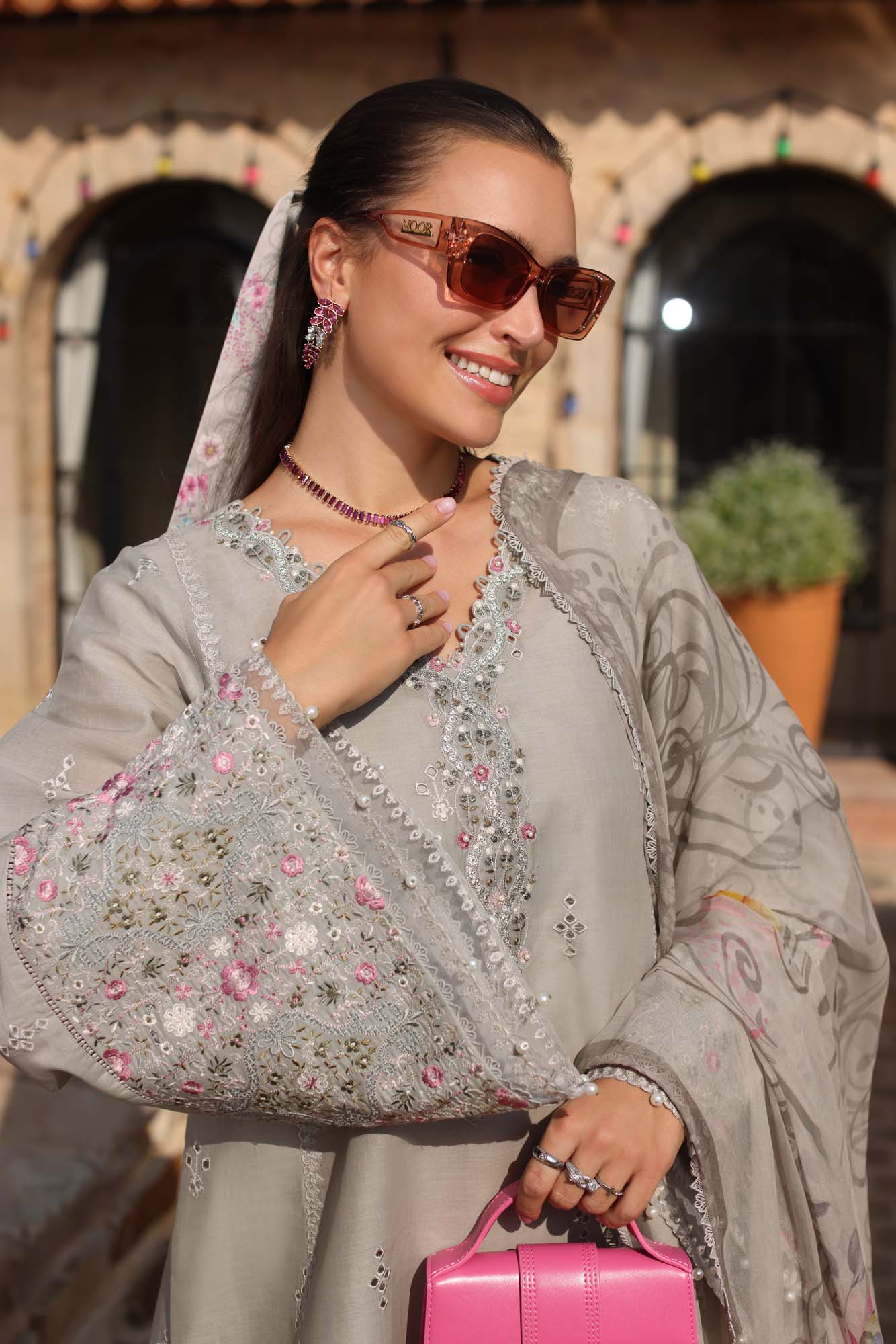 Noor by Saadia Asad | Luxe Chikankari 25 | D1-B