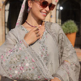 Noor by Saadia Asad | Luxe Chikankari 25 | D1-B
