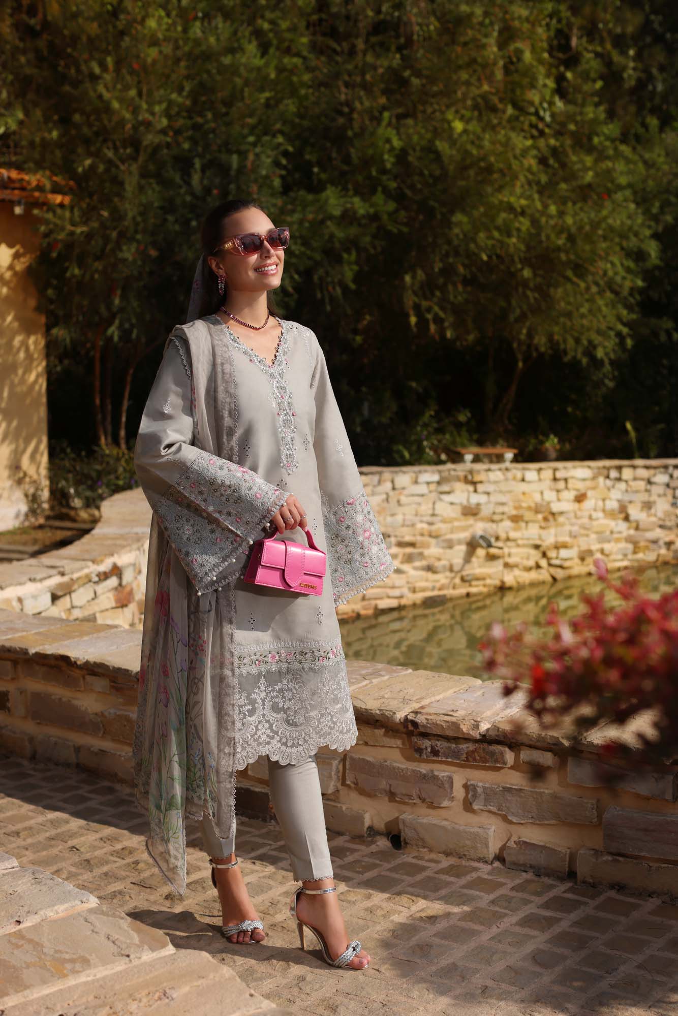 Noor by Saadia Asad | Luxe Chikankari 25 | D1-B