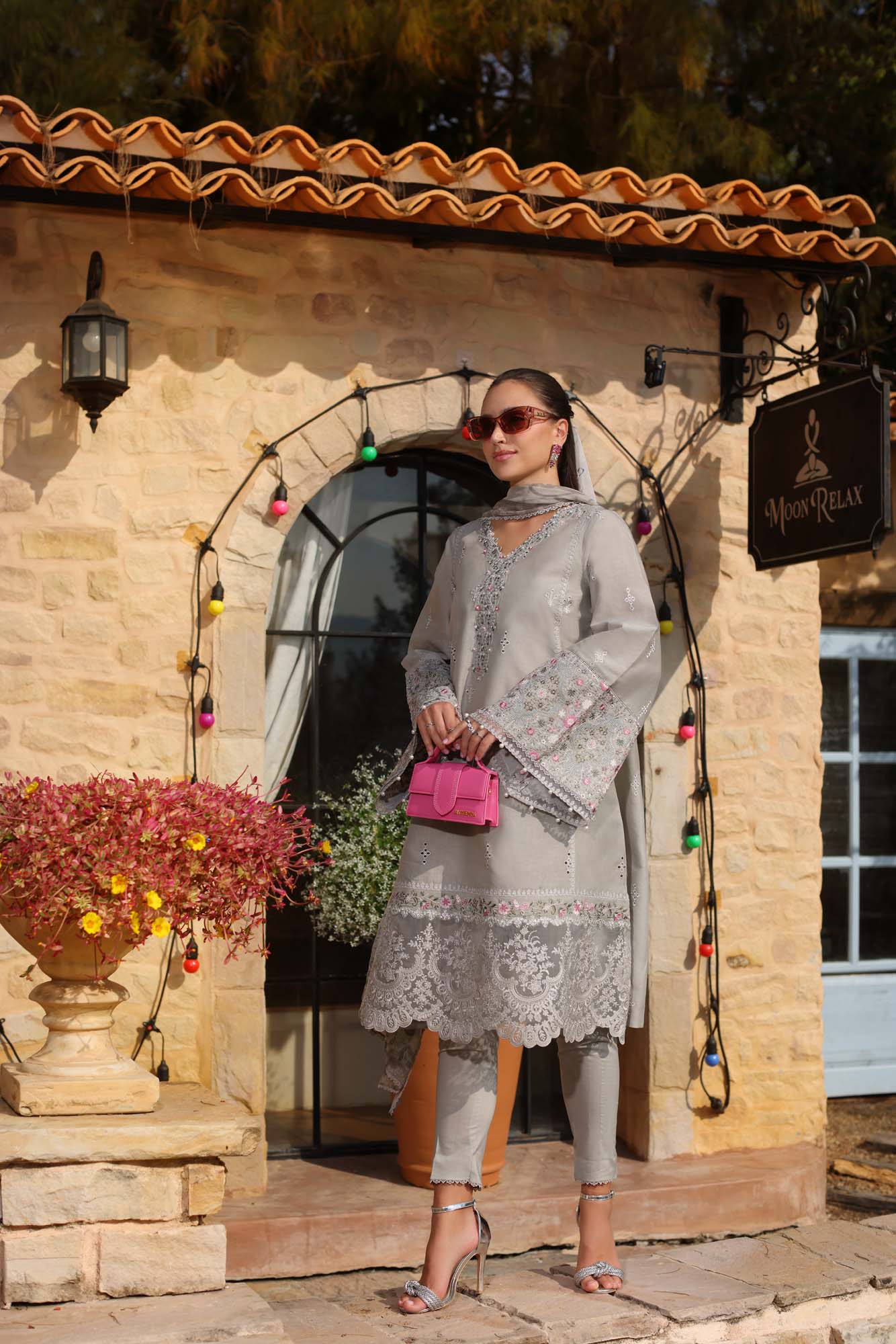 Noor by Saadia Asad | Luxe Chikankari 25 | D1-B