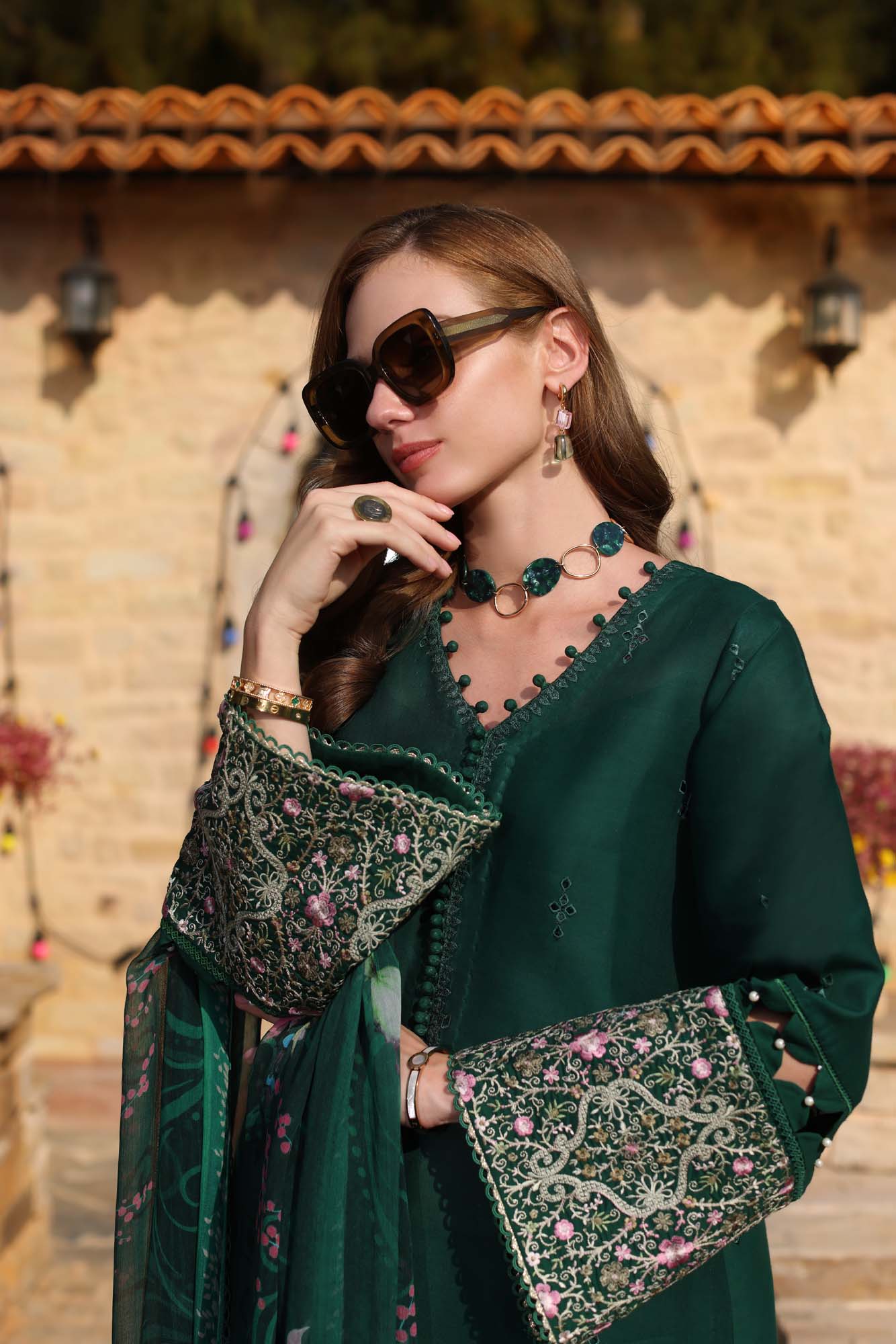 Noor by Saadia Asad | Luxe Chikankari 25 | D1-A