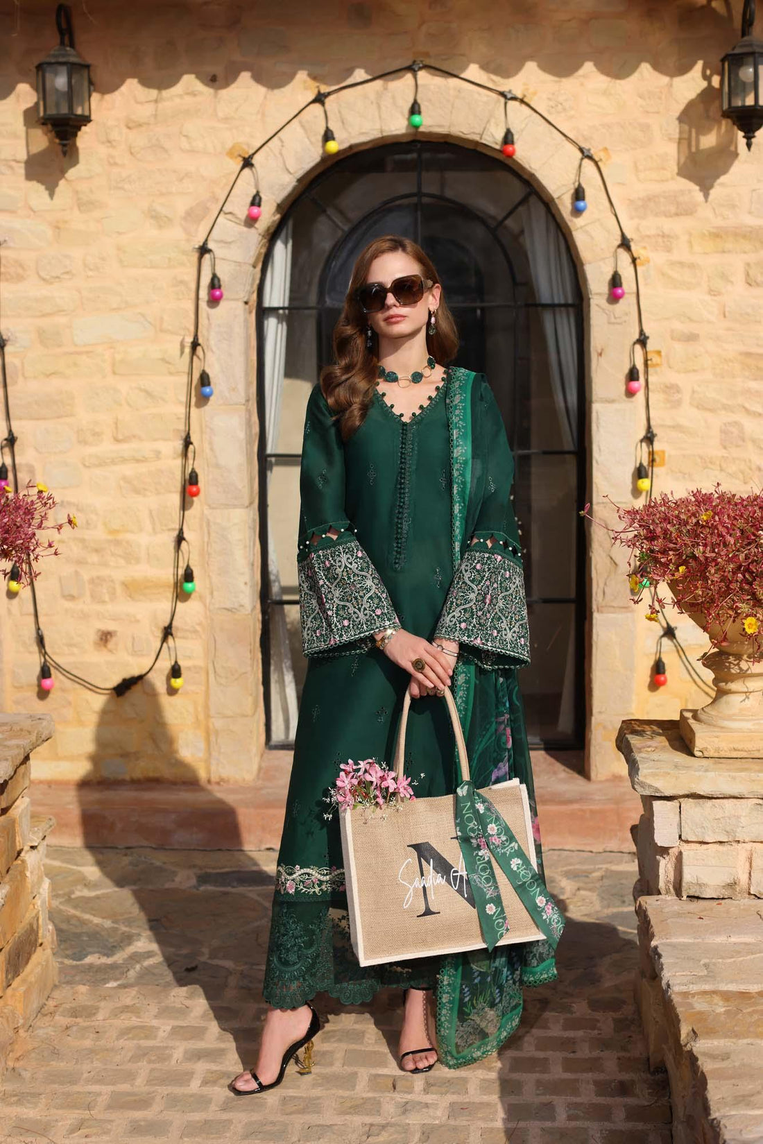 Noor by Saadia Asad | Luxe Chikankari 25 | D1-A - Rang-e-Khaas