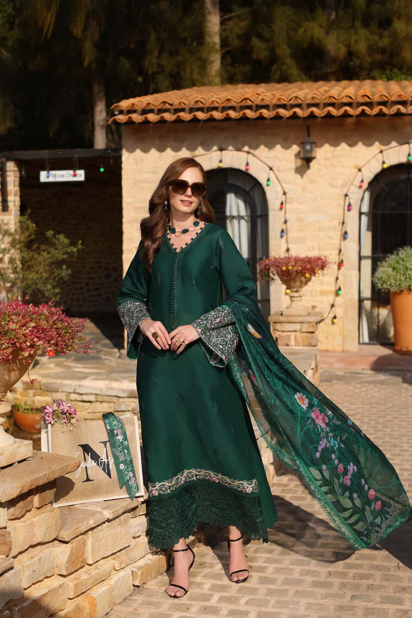 Noor by Saadia Asad | Luxe Chikankari 25 | D1-A - Rang-e-Khaas