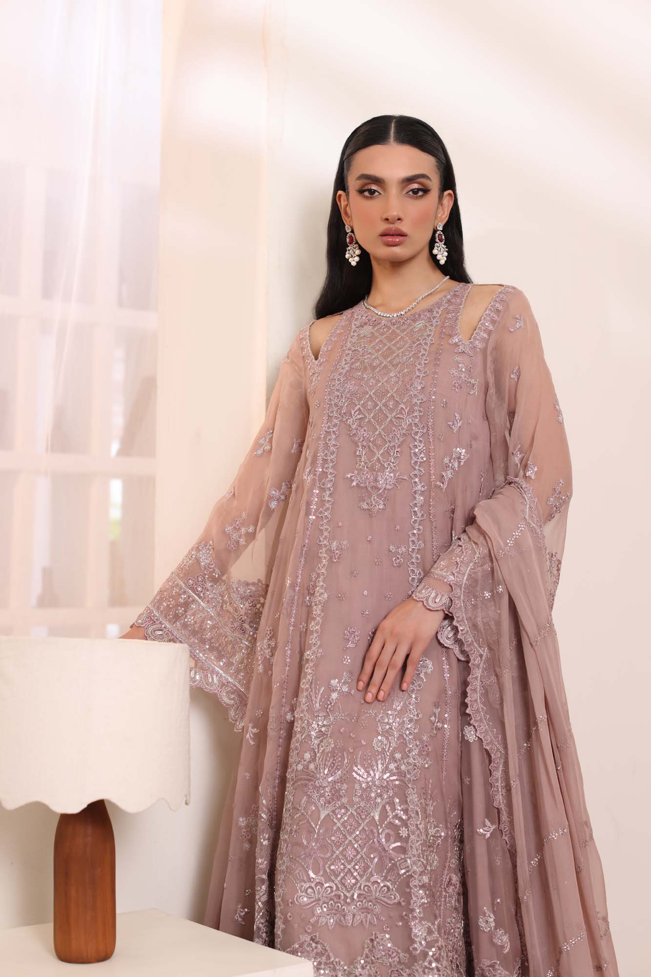 Noor by Saadia Asad | Noor Chiffon De Luxe | D7 - Rang-e-Khaas