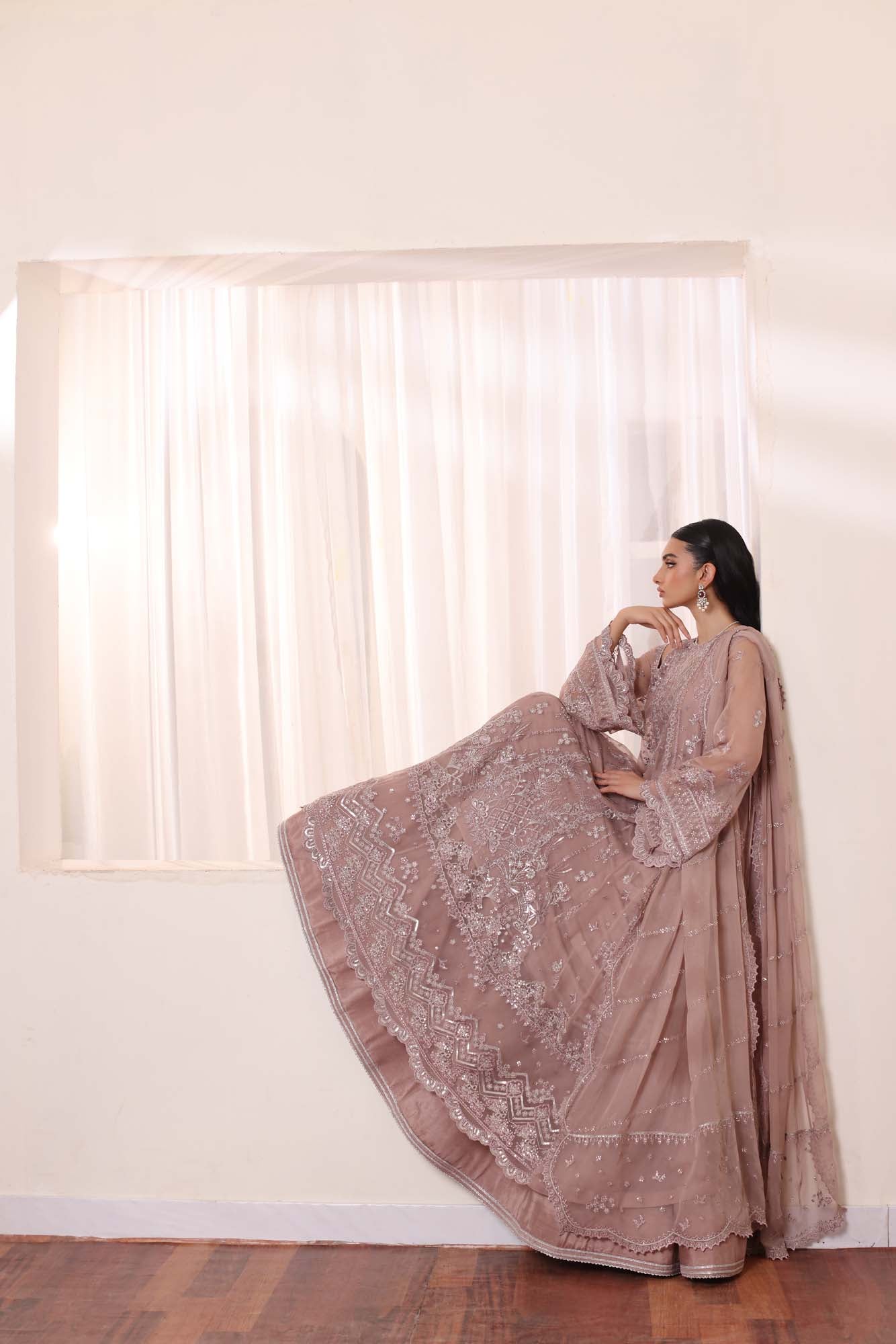 Noor by Saadia Asad | Noor Chiffon De Luxe | D7 - Rang-e-Khaas