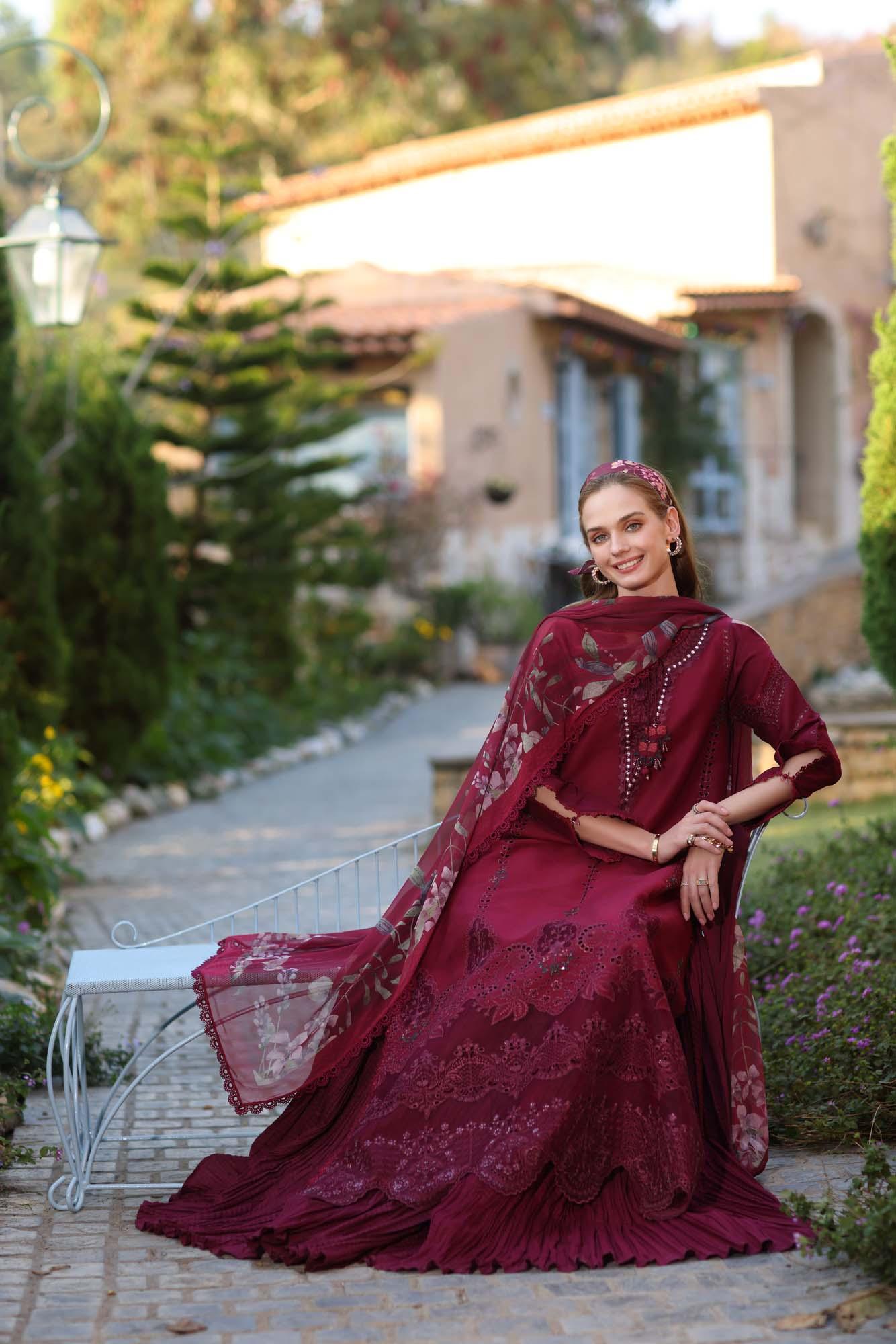Noor by Saadia Asad | Luxe Chikankari 25 | D6-A - Rang-e-Khaas