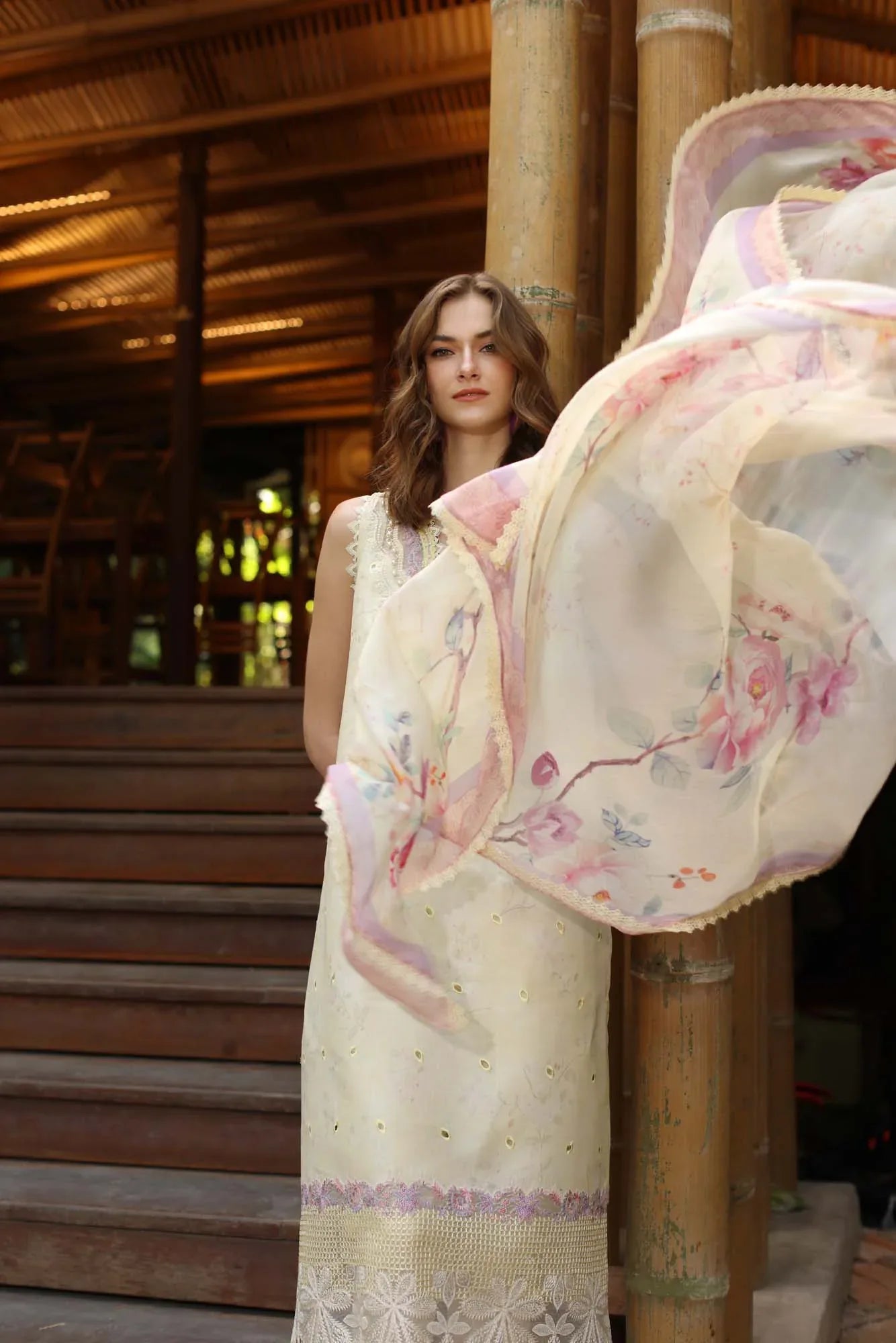 Noor by Saadia Asad | Eid Luxe Printedkari | D9-A - Rang-e-Khaas