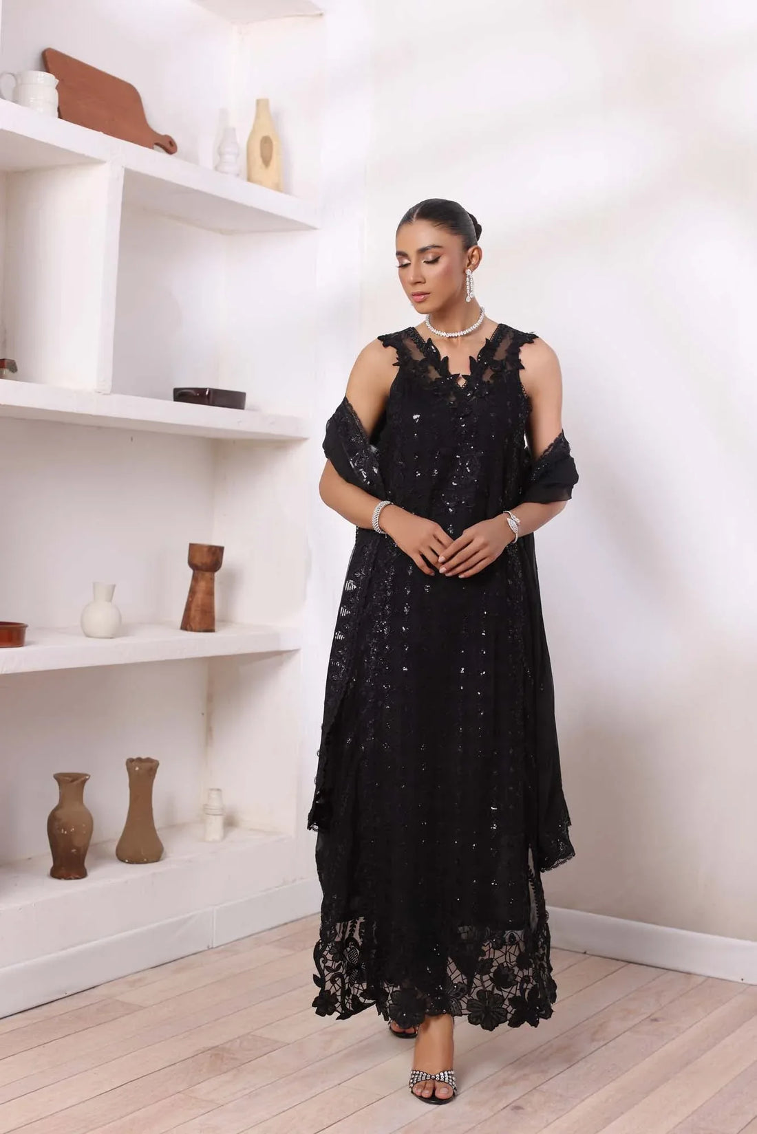 Noor by Saadia Asad | Noor Chiffon De Luxe | D4 - Rang-e-Khaas