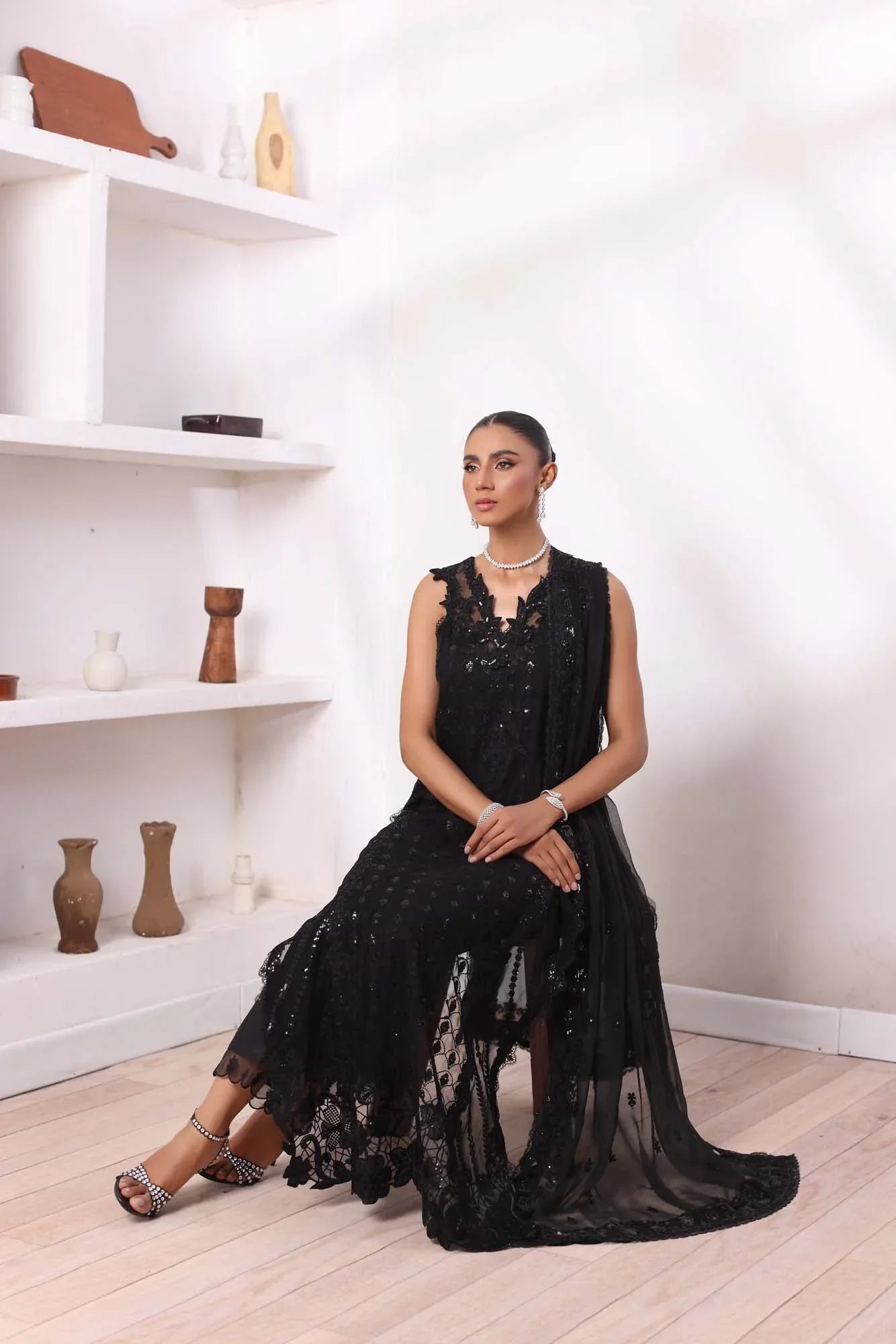 Noor by Saadia Asad | Noor Chiffon De Luxe | D4 - Rang-e-Khaas