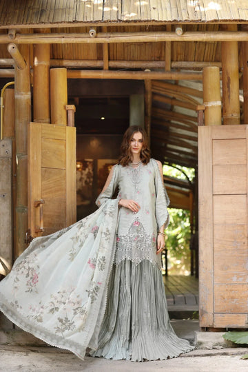 Noor by Saadia Asad | Eid Luxe Printedkari | D2-A - Rang-e-Khaas