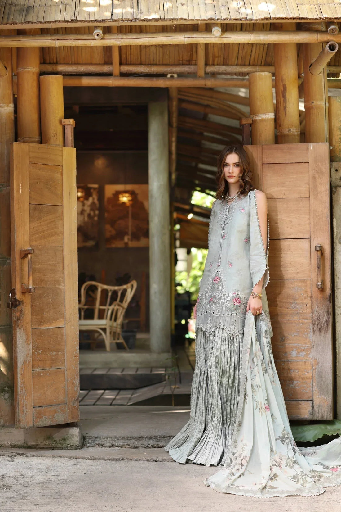Noor by Saadia Asad | Eid Luxe Printedkari | D2-A - Rang-e-Khaas