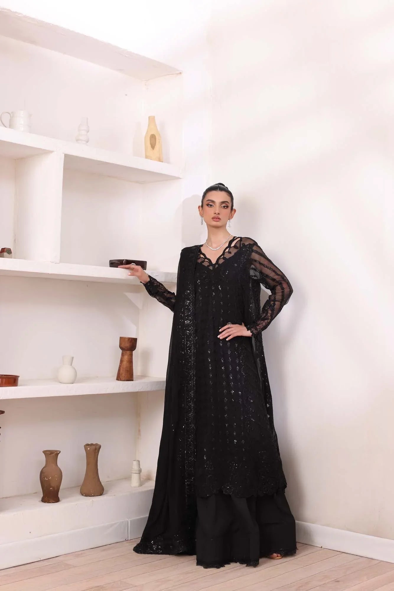 Noor by Saadia Asad | Noor Chiffon De Luxe | D4 - Rang-e-Khaas