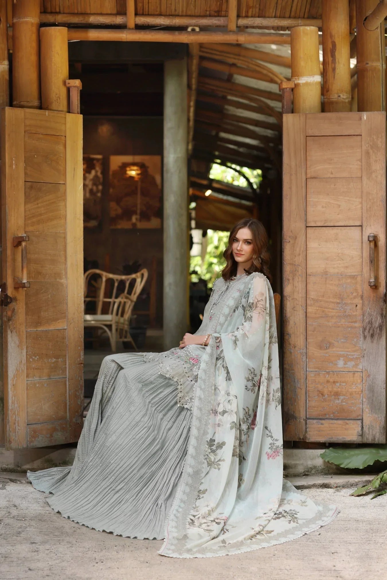 Noor by Saadia Asad | Eid Luxe Printedkari | D2-A - Rang-e-Khaas