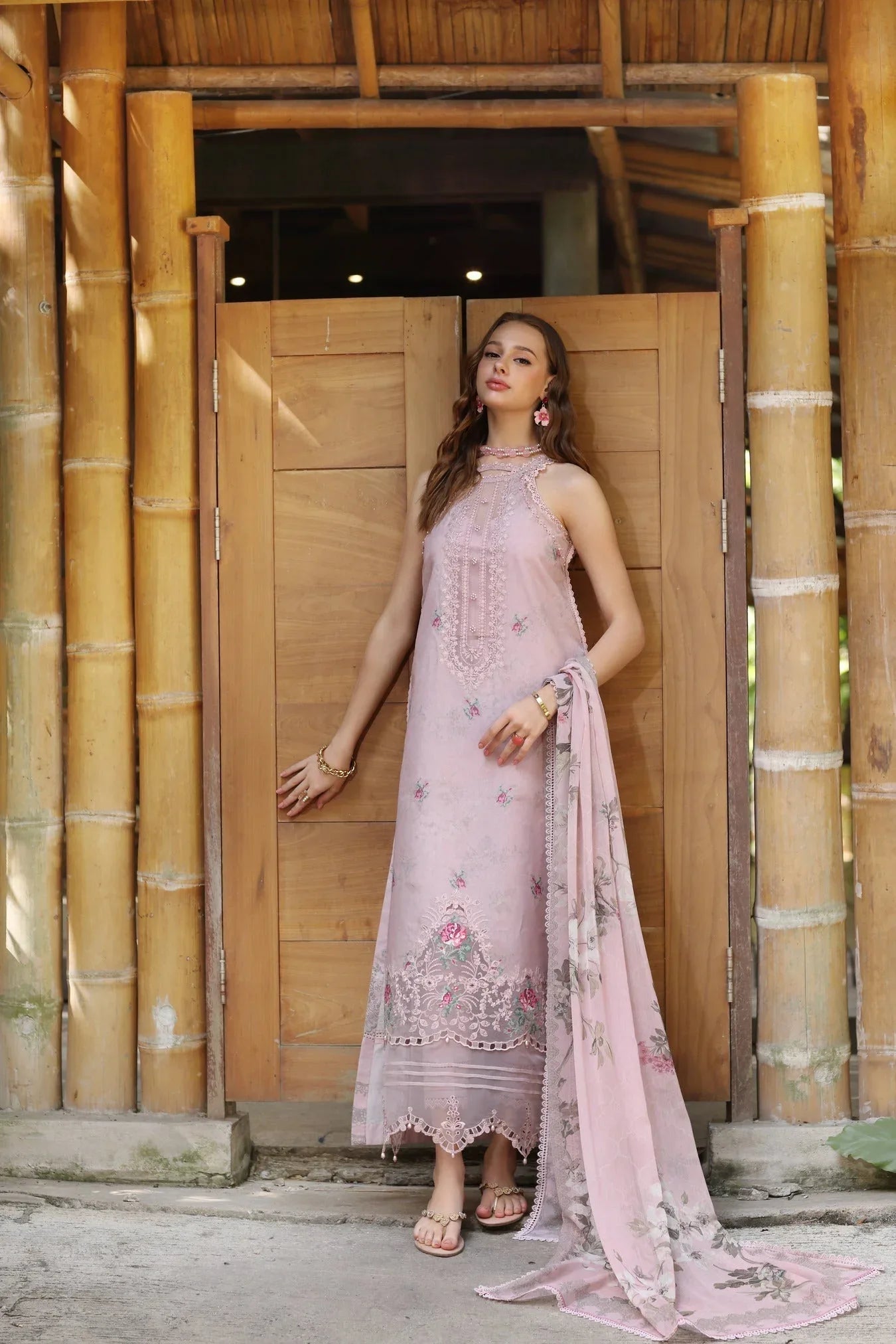 Noor by Saadia Asad | Eid Luxe Printedkari | D2-B - Rang-e-Khaas