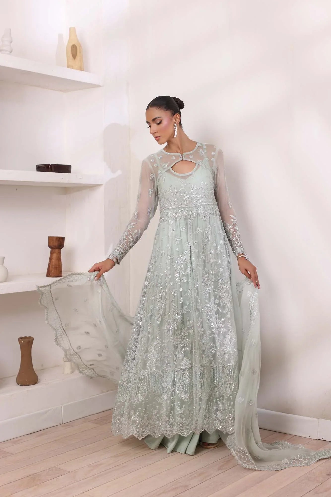 Noor by Saadia Asad | Noor Chiffon De Luxe | D8 - Rang-e-Khaas