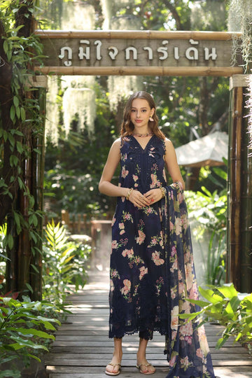 Noor by Saadia Asad | Eid Luxe Printedkari | D8-B - Rang-e-Khaas