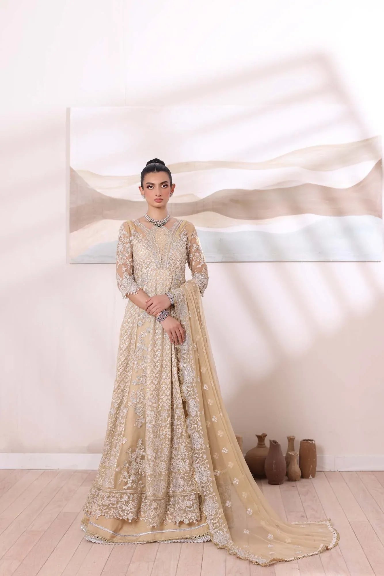 Noor by Saadia Asad | Noor Chiffon De Luxe | D1 - Rang-e-Khaas