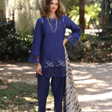 Noor by Saadia Asad | Eid Luxe Printedkari | D3-A