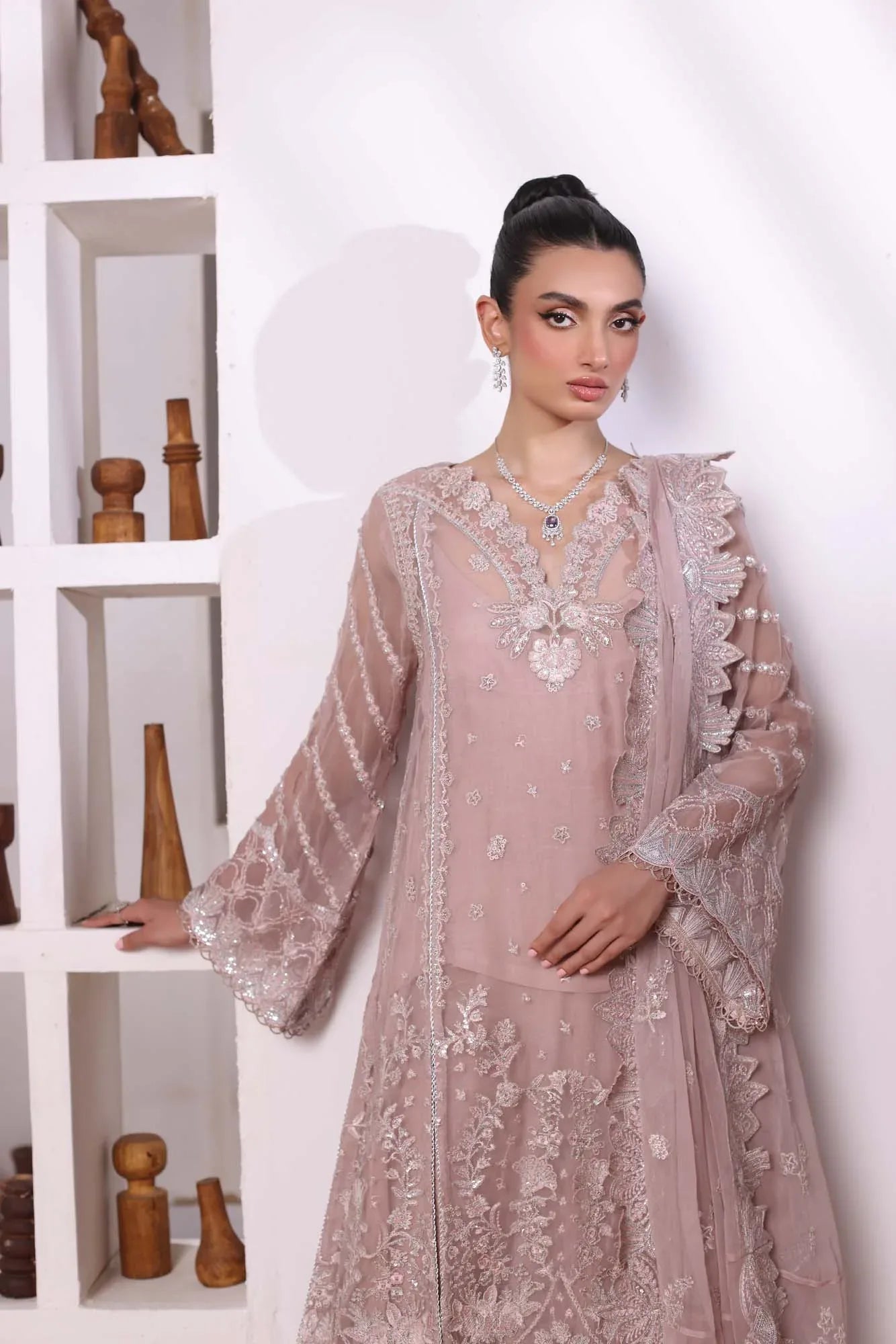 Noor by Saadia Asad | Noor Chiffon De Luxe | D3 - Rang-e-Khaas