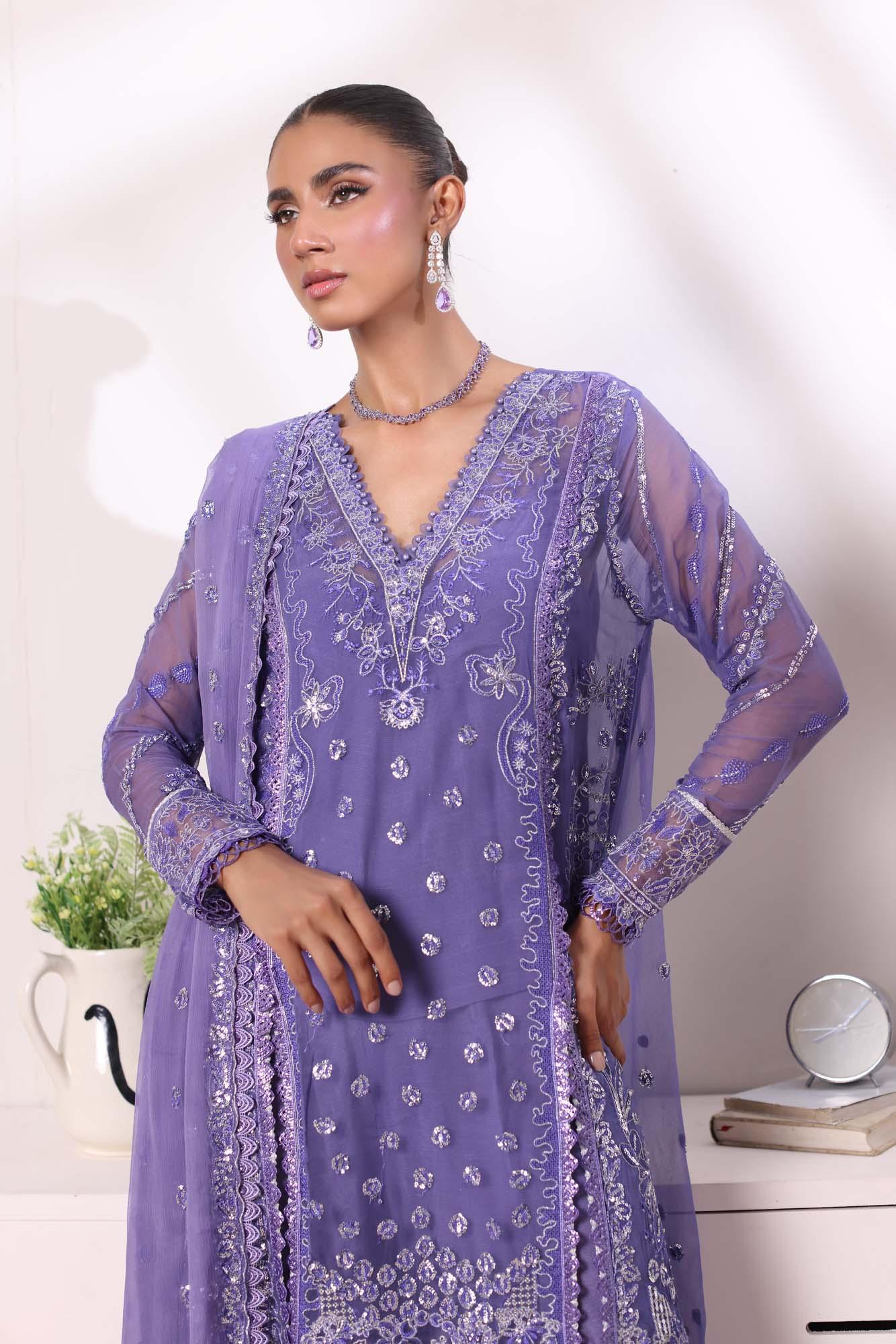 Noor by Saadia Asad | Noor Chiffon De Luxe | D2 - Rang-e-Khaas