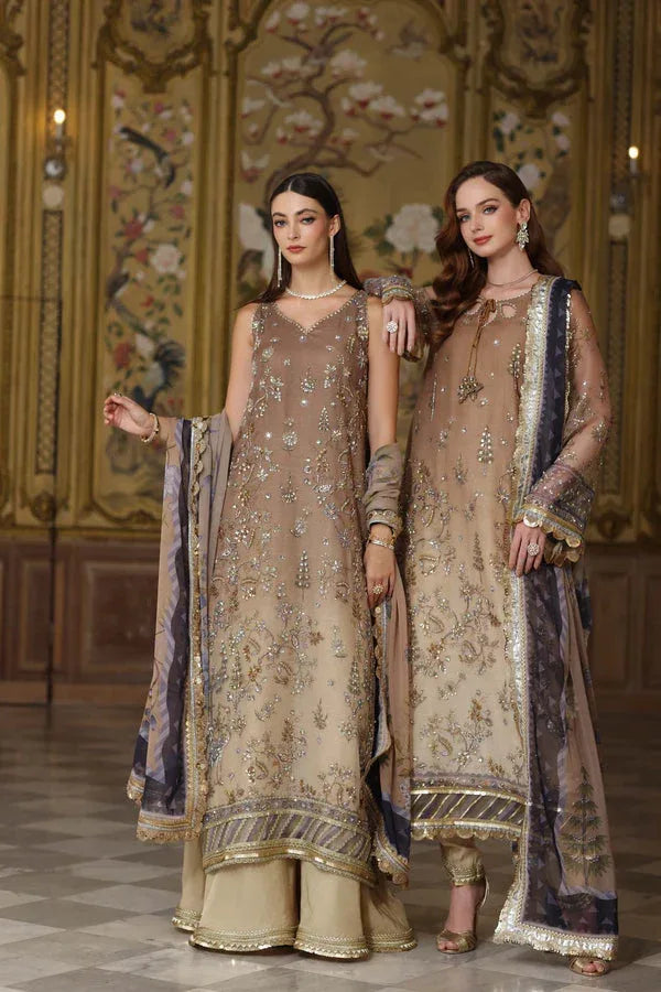 Noor by Saadia Asad | Festive 25 | D2 - Beige - Rang-e-Khaas