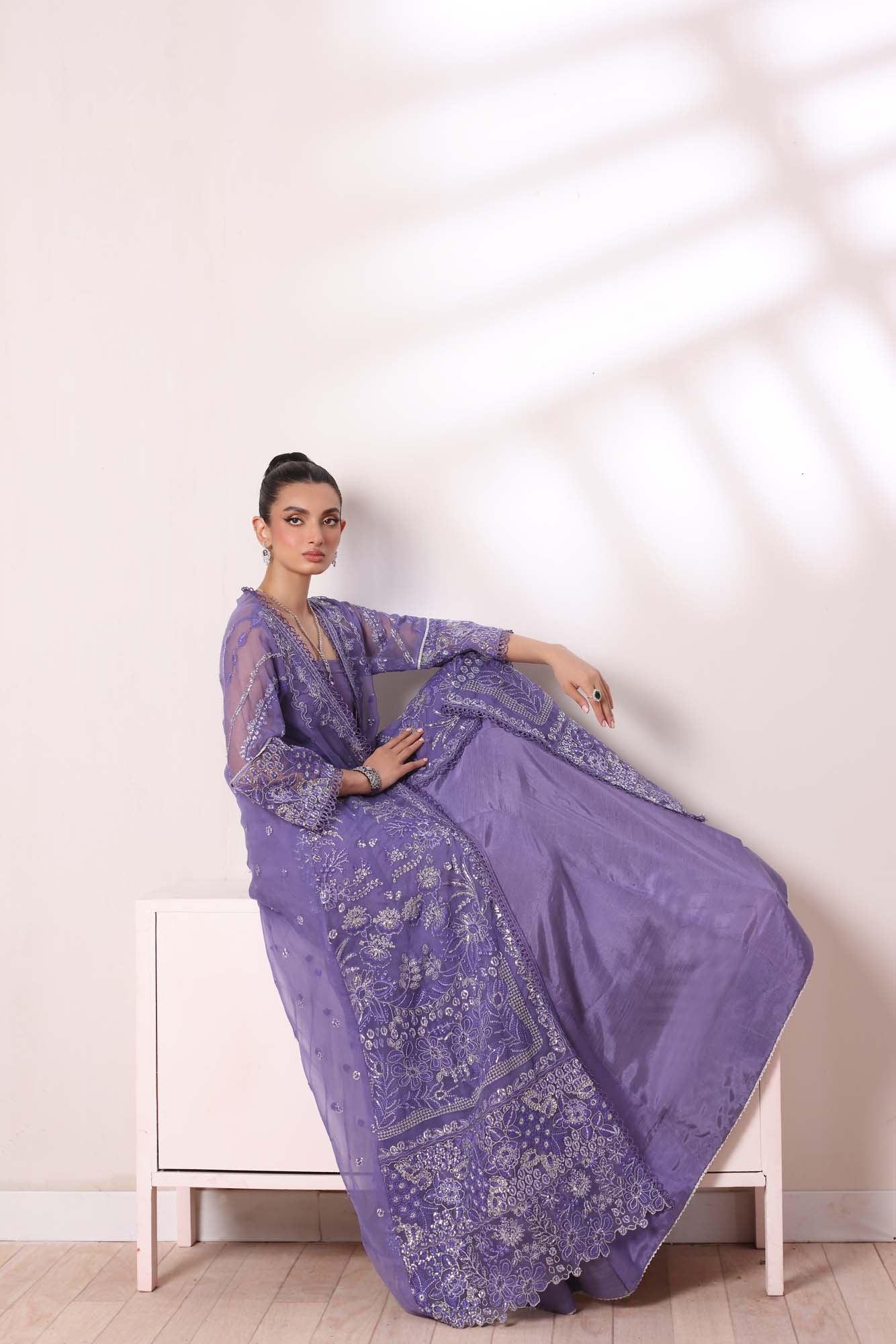 Noor by Saadia Asad | Noor Chiffon De Luxe | D2 - Rang-e-Khaas